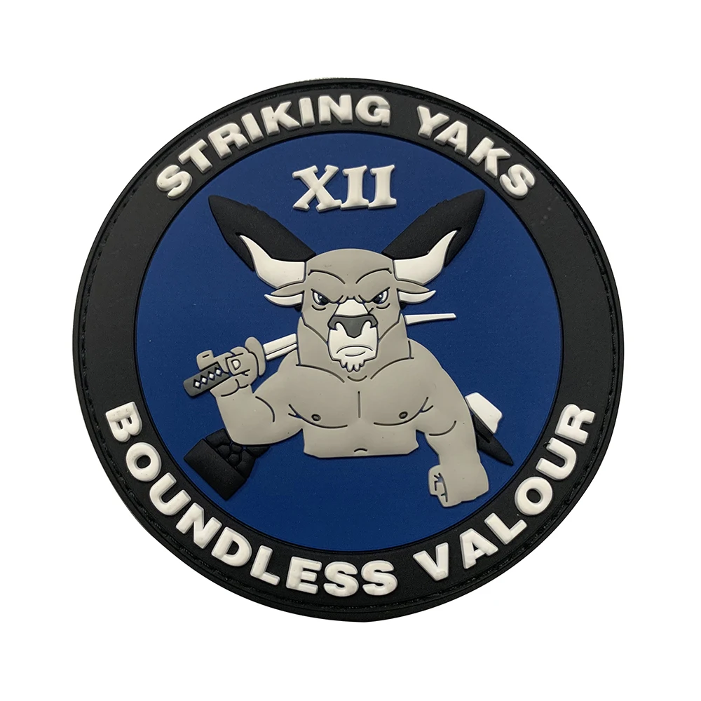 Пользовательские значки ПВХ безопасности военной формы патч одежда