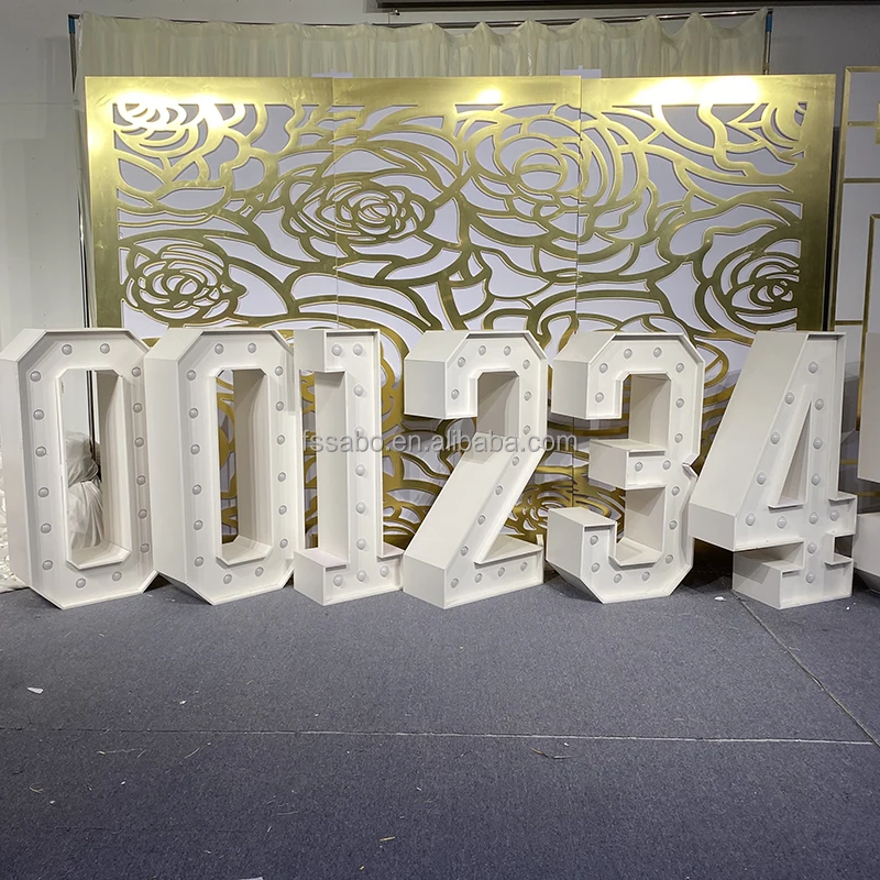 led electronic signs birthday party giant 4ft 5ft marquee love letters light up number for wedding decoration event props