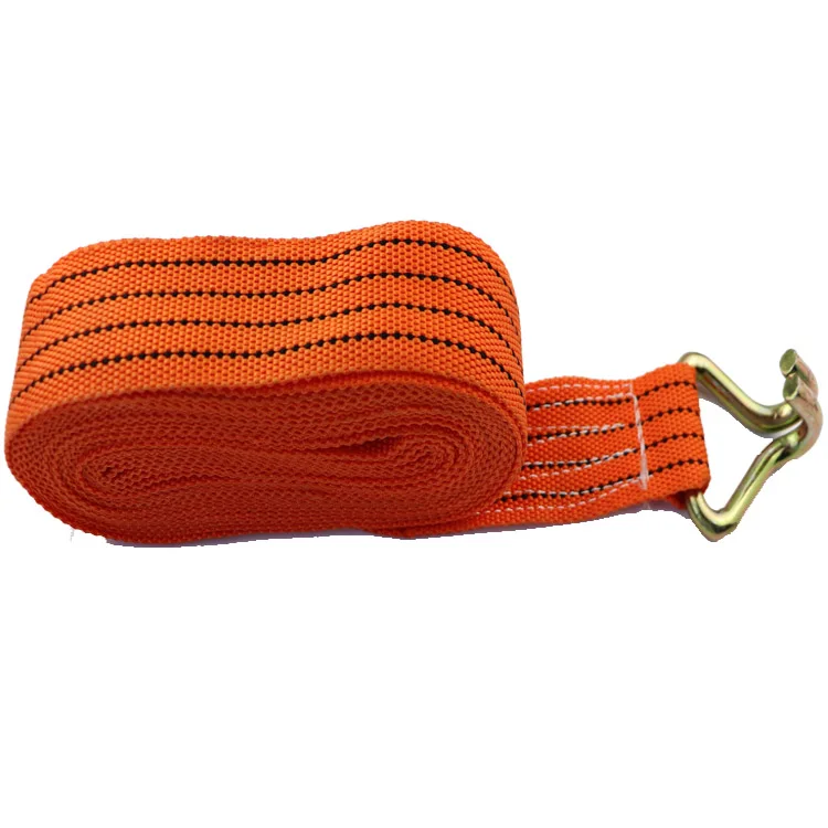 Customized high-quality trailer belt polyester belt ratchet lace cargo lashing belt ratchet lashing strap