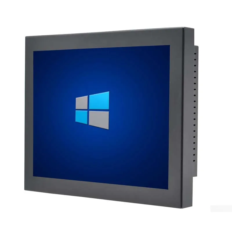 15 Inch 1024x768 Aluminum Alloy Front Bezel Rs232 Industrial Lcd Monitor Capacitive Touch Screen Monitor