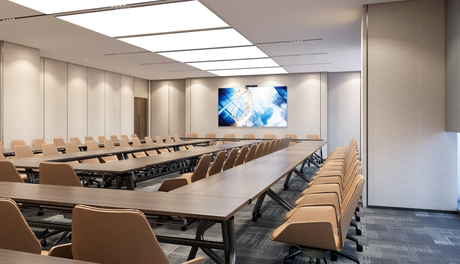 plastic wall board for commercial application