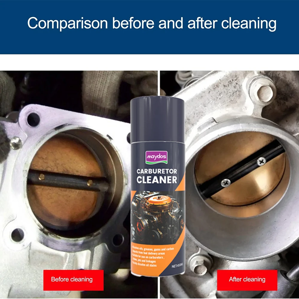 Aerosol carb choke cleaner for car 450ml Carburetor Cleaner Spray