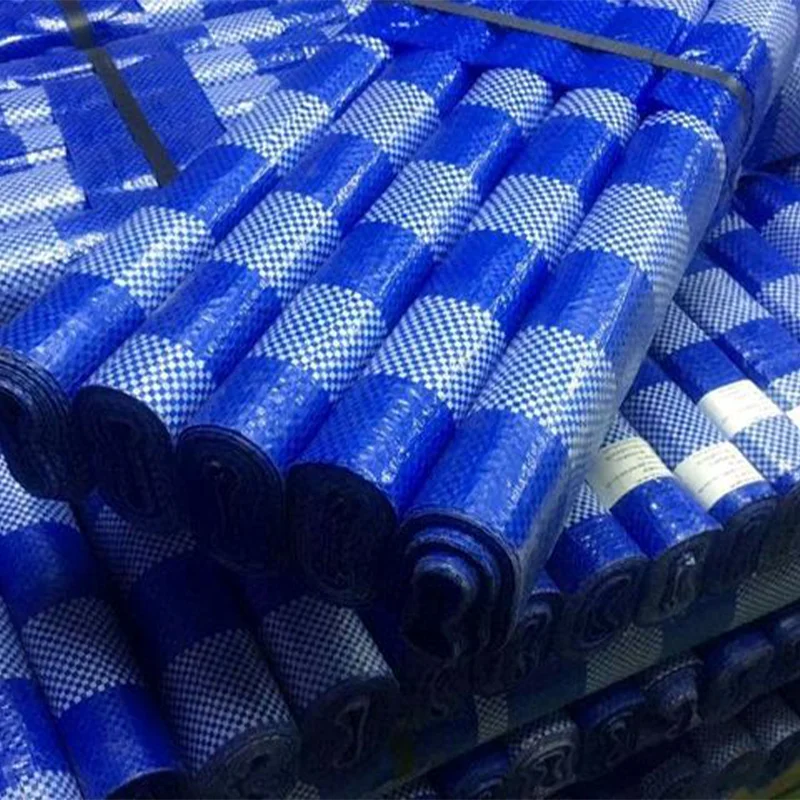 Прямые продажи индивидуальный прозрачный 100gsm ПП брезентовый тент в рулоне