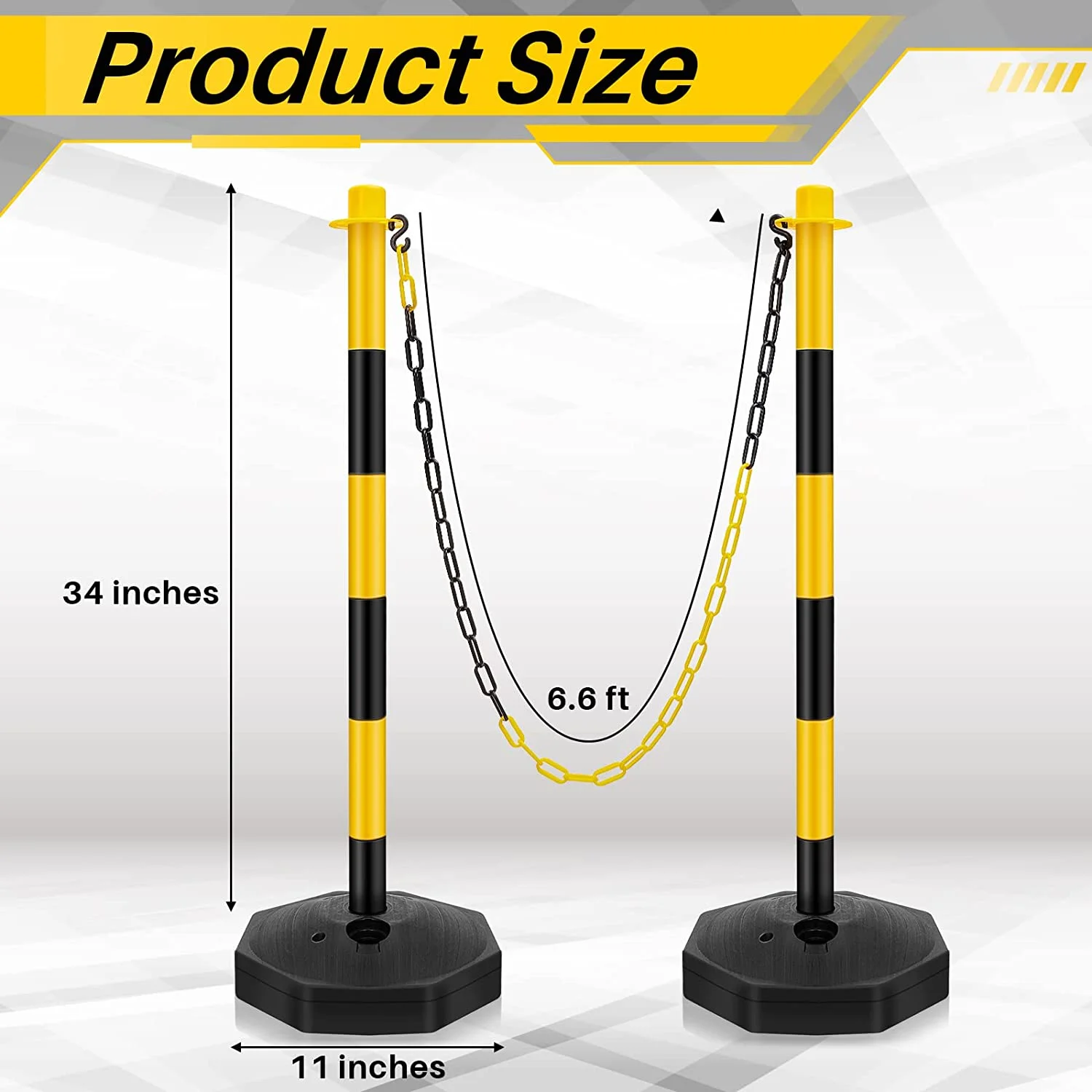 Factory Price PE Plastic Safety Bollard Plastic Warning Post