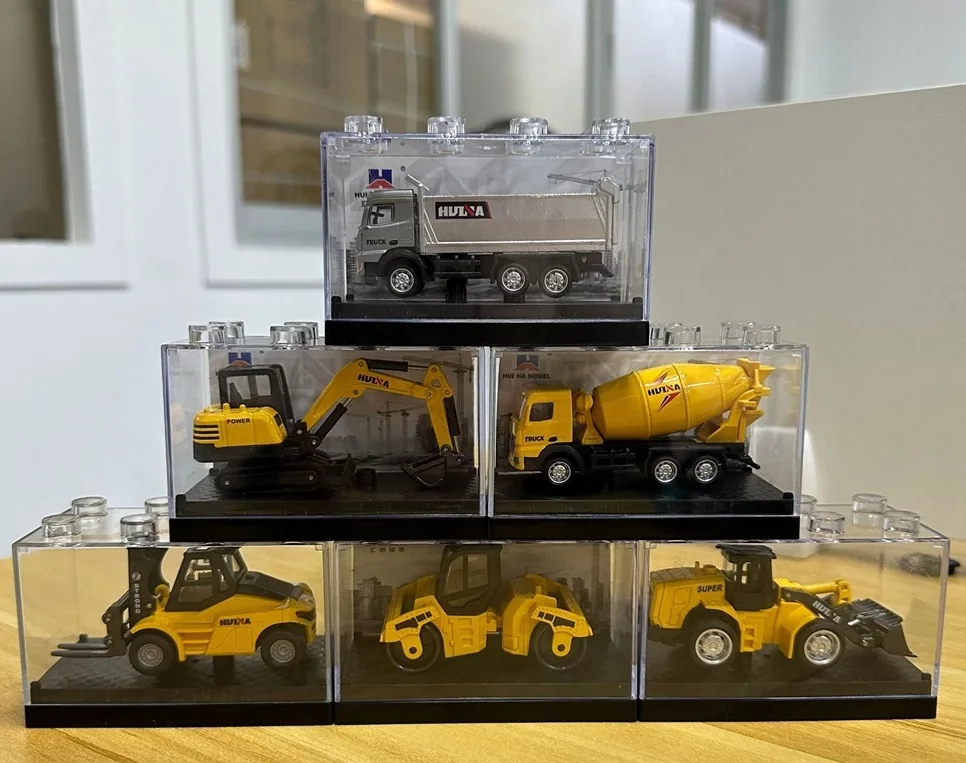 SJY-1014 1/80 Mini Simulation Mini Alloy Metal Static Model Engineering Vehicles Concrete Mixer Truck Die-cast Toy Children Gift