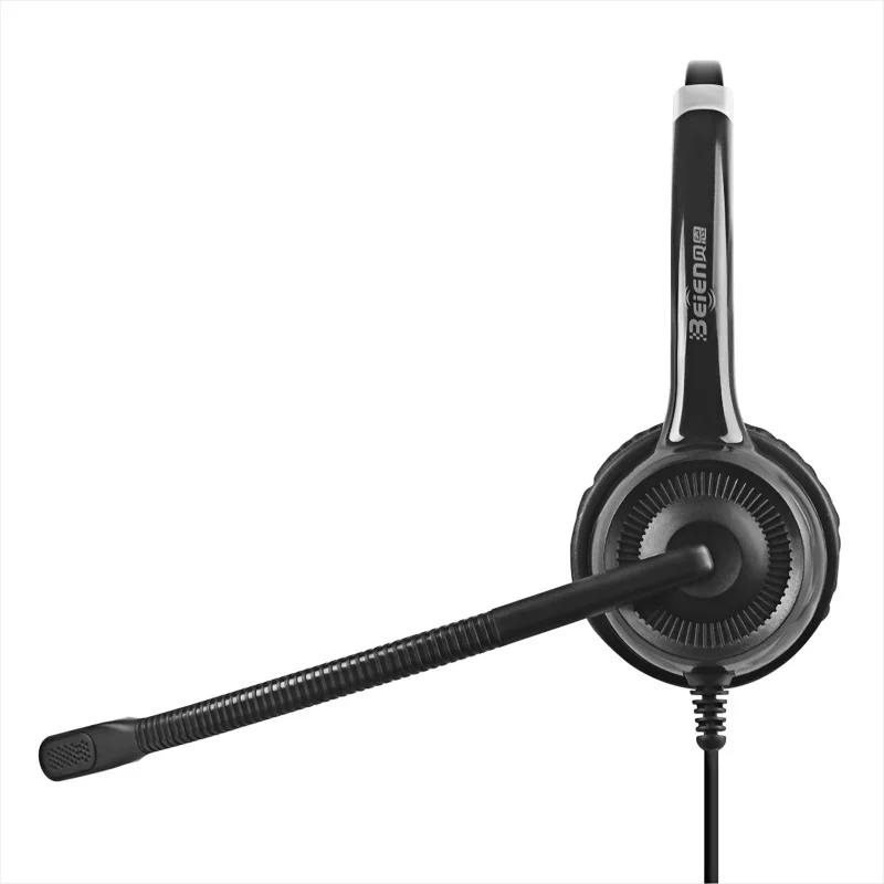 OEM черная гарнитура, настраиваемая телефонная гарнитура с