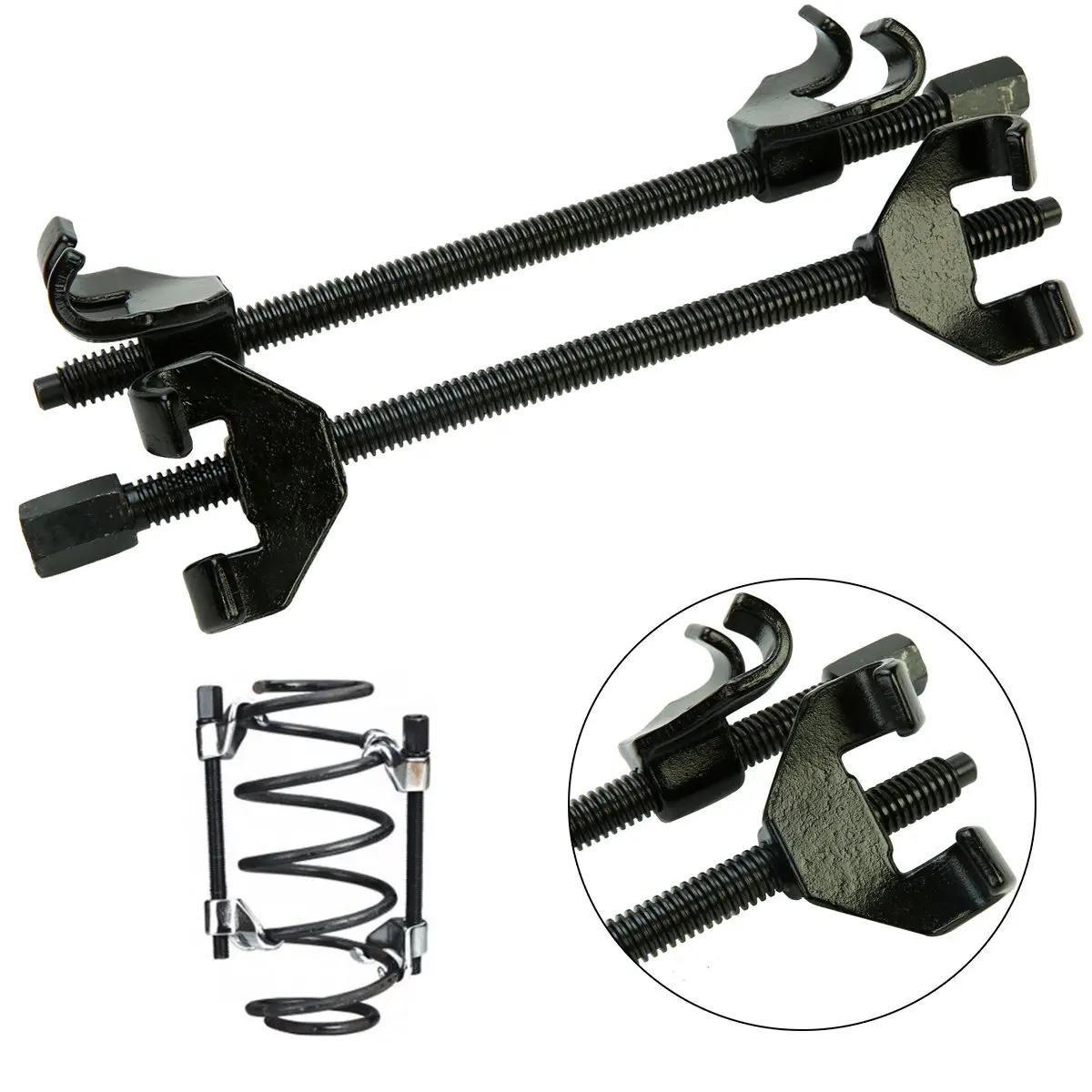 Heavy-Duty Vehicle Spiral Strut Spring Compressor Auto Suspension Tool for Absorbing Shock