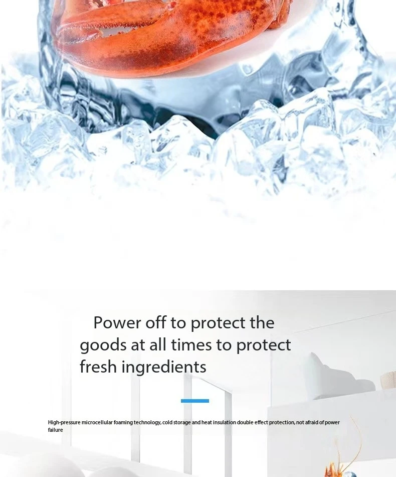 Factory direct sales 100 liters 12V/24V solar DC refrigerator RV Marine refrigerator freezer