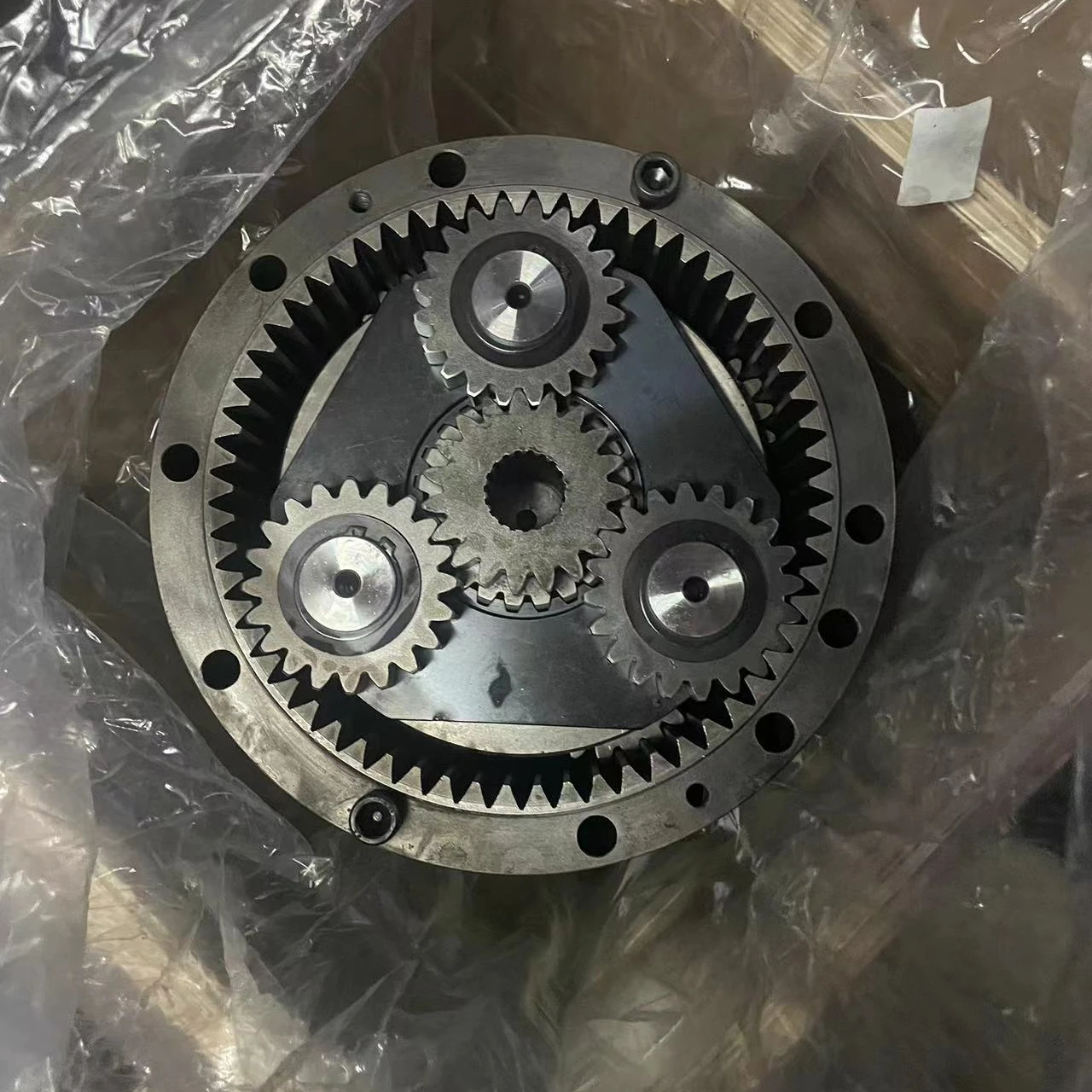 Kobelco Excavator swing gearbox motor assy reducer Rotary motor tooth box Slewing motor gears for Kobelco SK200-6