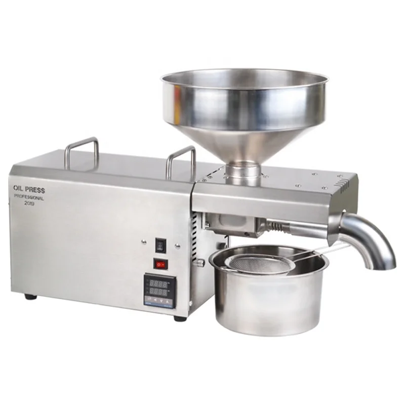 Automatic Screw Cold Press Oil Press Machine Stainless Steel for Seeds Nuts Beans Sunflower Soybean Oil Extraction Machine