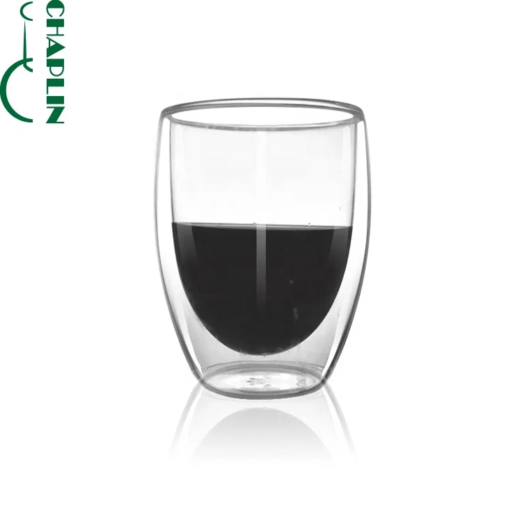 
Eco-friendly Double Wall Glass Cup With High Borosilicate Glass 