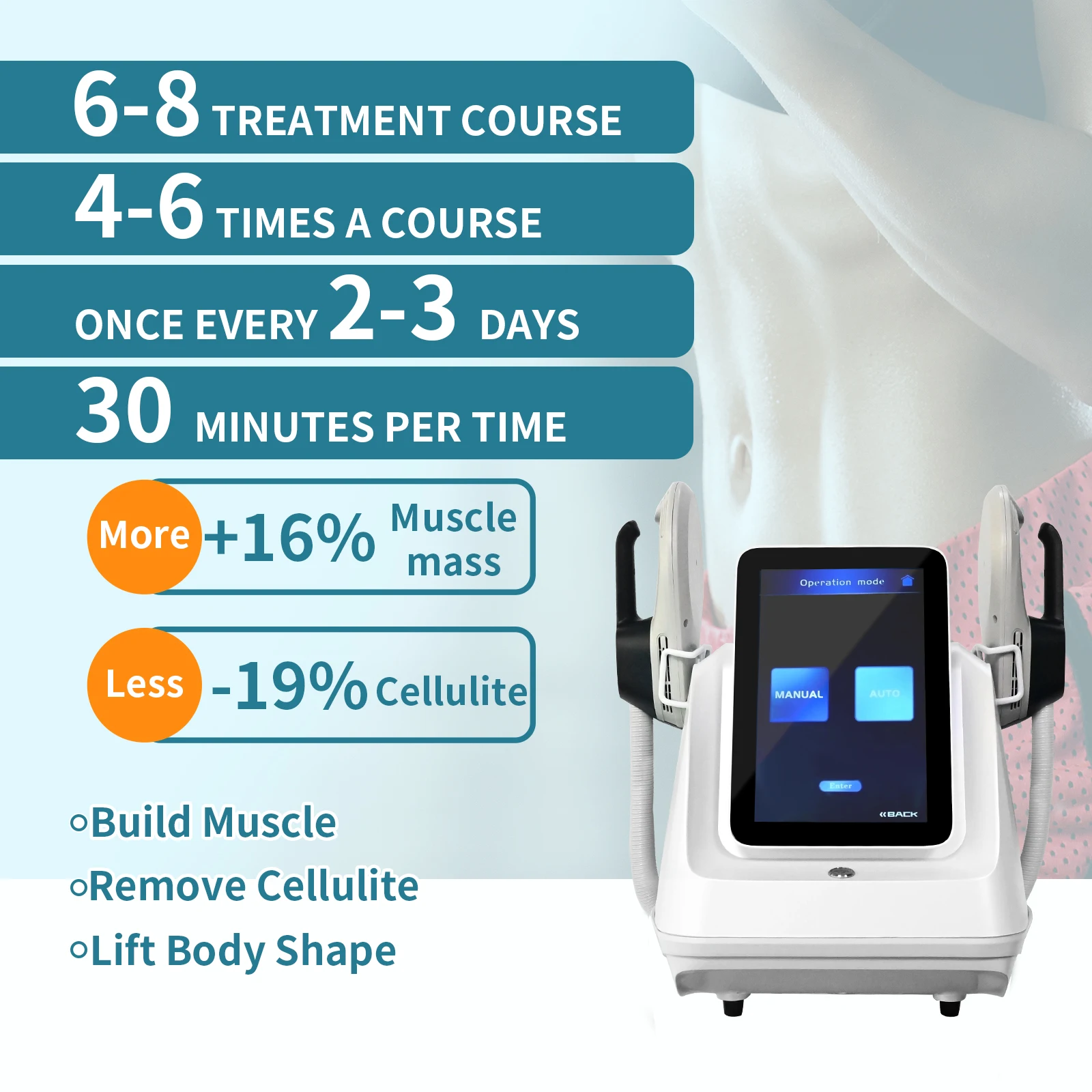 2023 New Design 15 Tesla Emslim 2 Handles Ems Slim Neo Rf Muscle Sculpting Machine For Weight Loss Body Slimming
