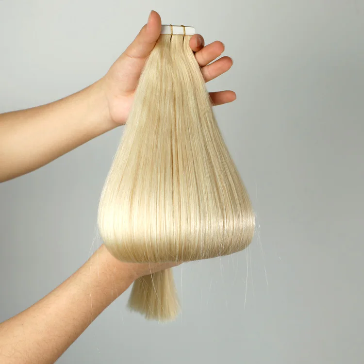 Wholesale Price High Quality Tape Hair Extensions Cuticle Injected Tape In Human Hair