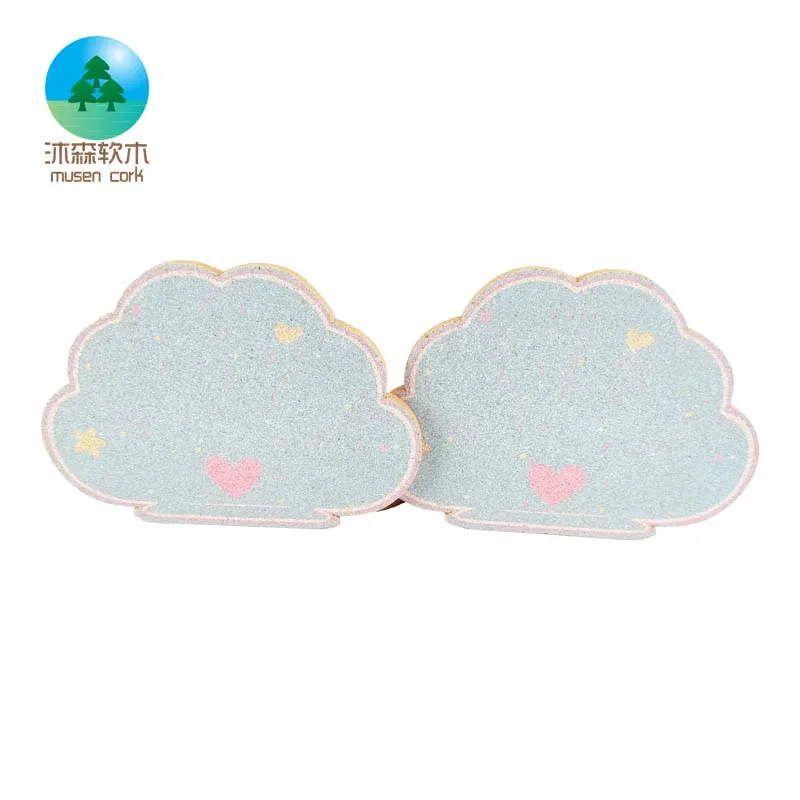 Unique design custom shape decorative cork board Cork Board Sheets