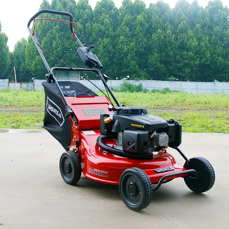 Factory Direct Sale High Quality Small Lawn Mower Cheap Price Four Stroke Robot Lawn Mower Type Garden Lawn Mower Four Wheel