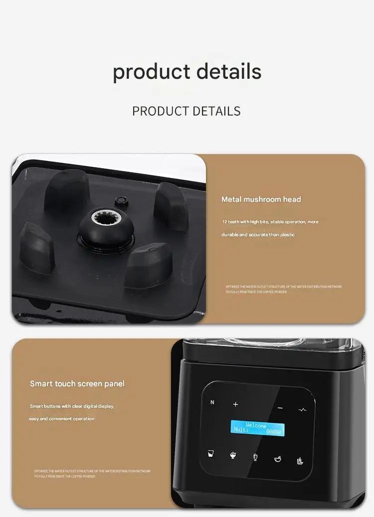 2200 Watt High-Speed Commercial Smoothie Blender Machine 1.8 Ltrs with Sound-Cover Mixer Extractor for Restaurants