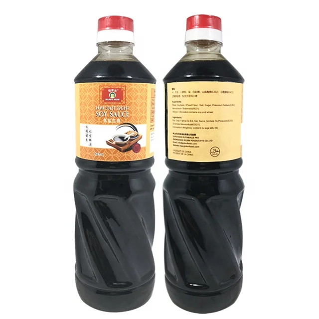 JOLION Private Label KOSHER HALAL HACCP BRC Sugar Free halal less sodium black bean light soy sauce 150ml
