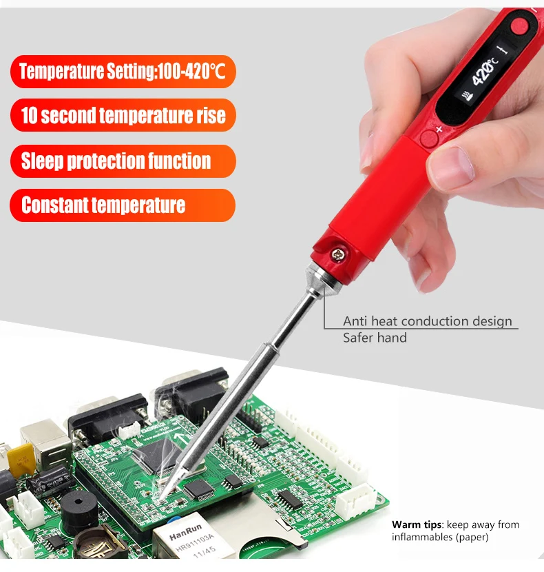 PINE64 Mini Portable  programming welding tools Intelligent electric soldering iron