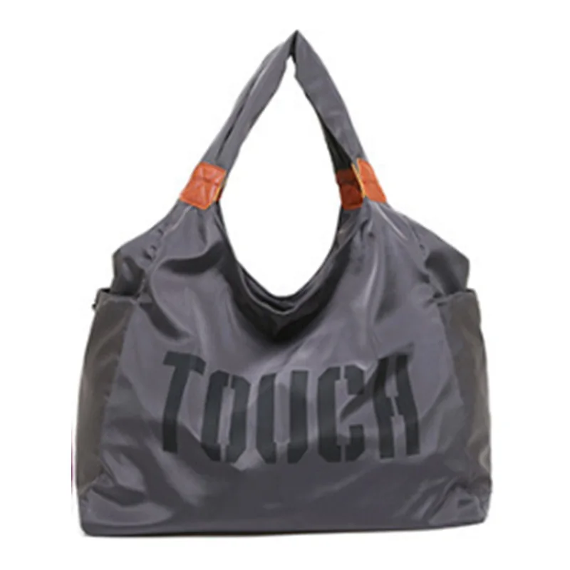 custom fabric drawstring bag with good rope Fashion large capacity waterproof nylon single shoulder bag