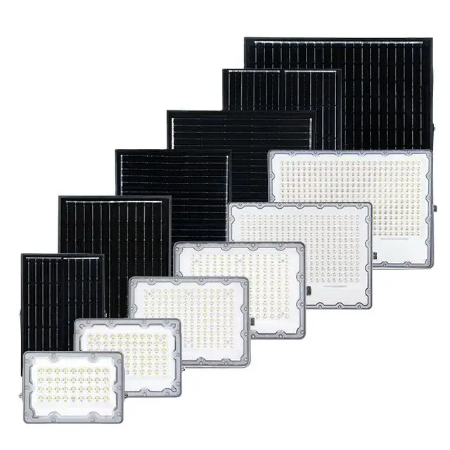 60W Solar Flood Light for Garden Road IP65 Aluminum Rechargeable Battery Eco-friendly Outdoor High Power Led LED Chip