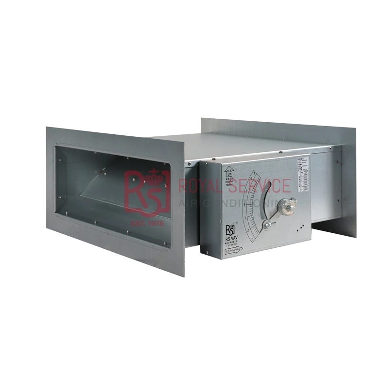 Royal HVAC Systems Square Constant Air Volume Regulator Air Ventilation Electrical Motortized Valve Control Damper CAV empt