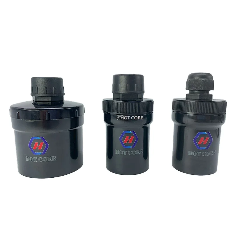 Фабричная индивидуальная бакелитовая крышка Водонепроницаемая 2 отверстия Кабельные соединительные коробки электрические распределительные