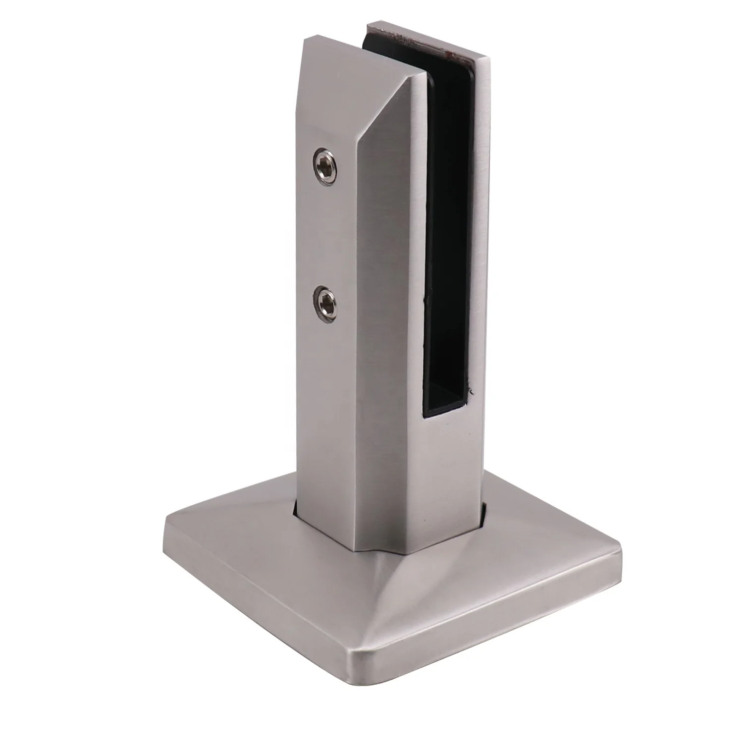 
Glass Pool Fence Stainless Steel Square Base Plate Glass Spigot For Balustrade Handrail 