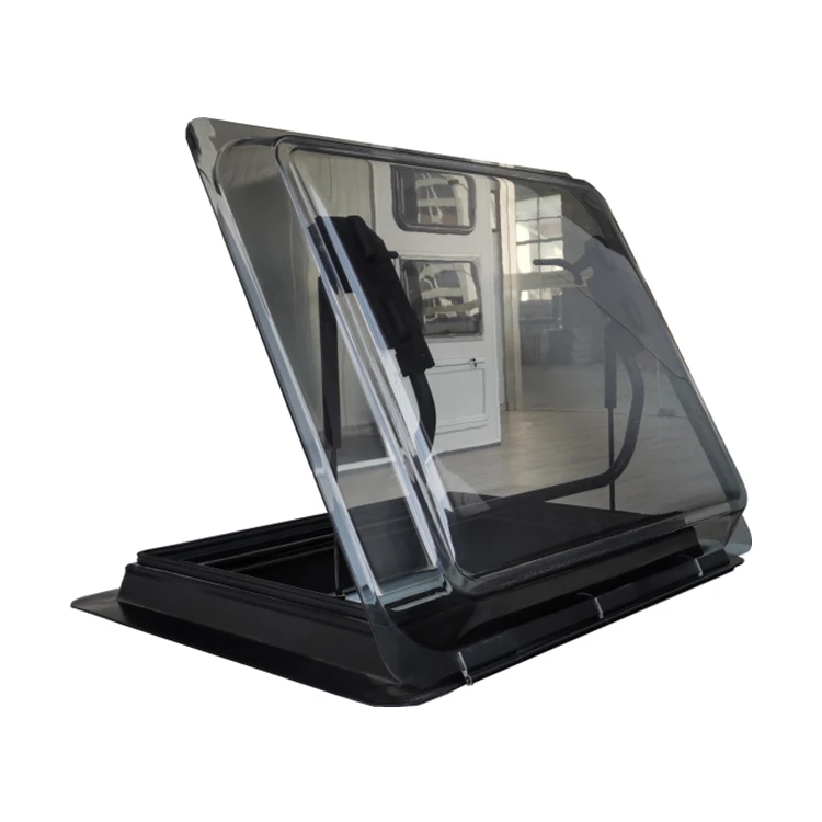 Tongfa custom size double paned acrylic caravan rv skylight roof window