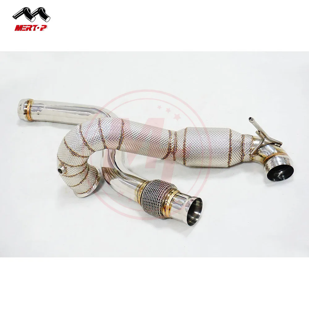  Выхлопная труба Mertop racing SS304 AMG A45 CLA45 GLA45 M133 2014 +