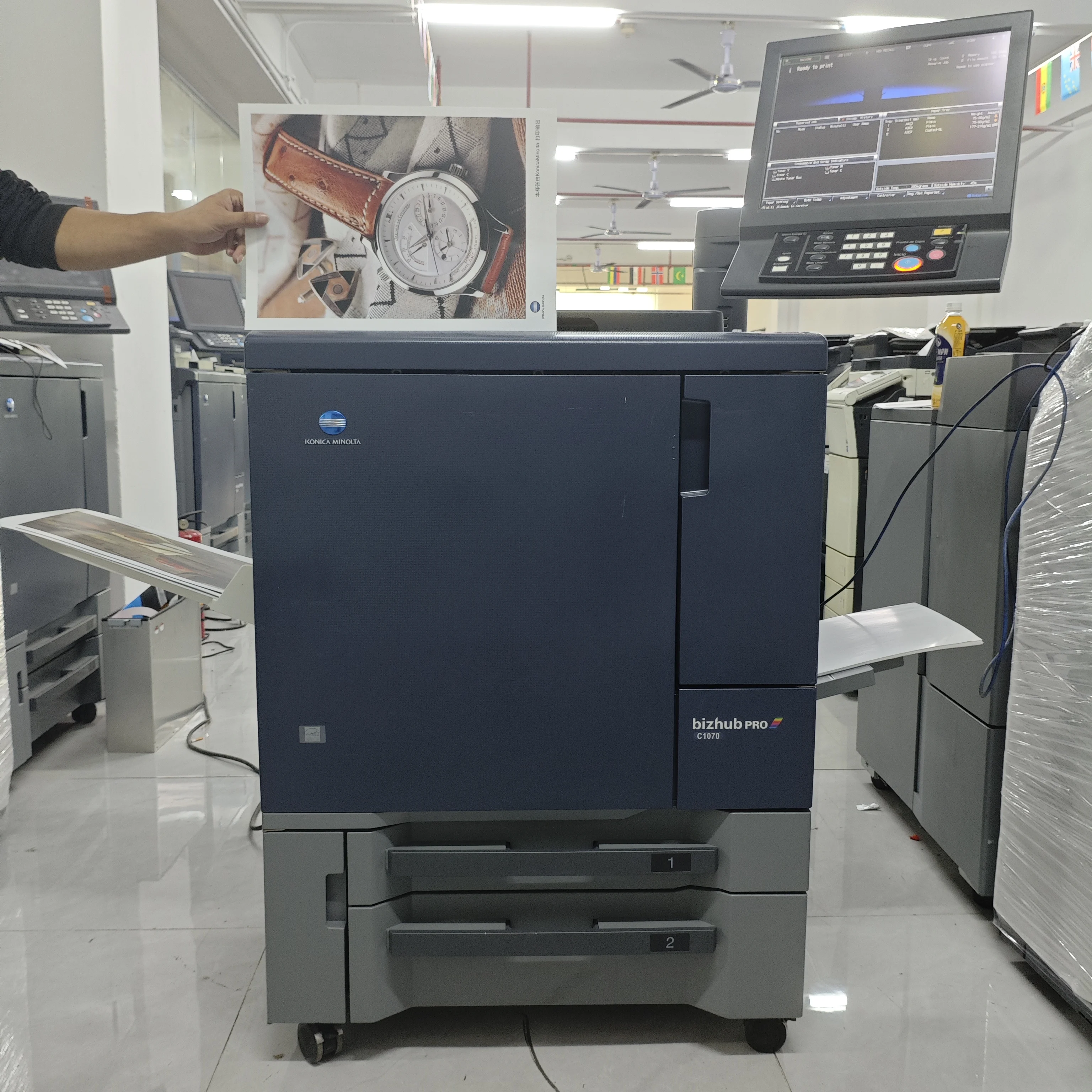 Высокоскоростная копировальная машина C1070 по Заводской Цене для цветного принтера Konica Minolta