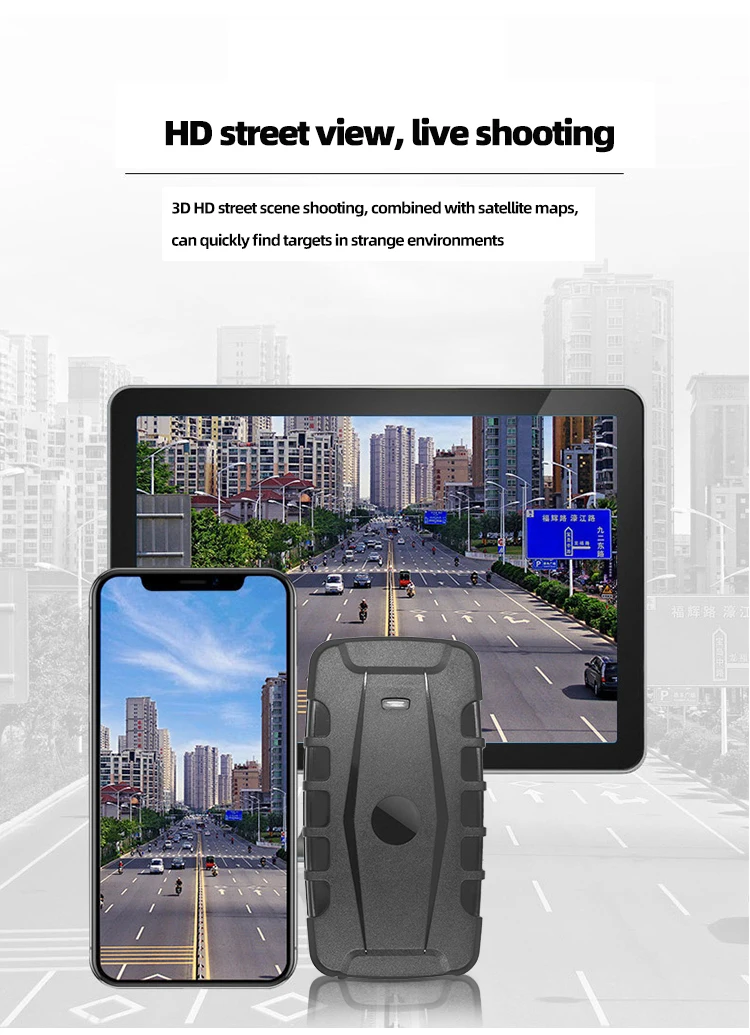 4G LTE CAT GPS Tracker Real Live Tracking Wireless Device 20000mAh Big Battery Magnet Vehicle Car Magnetic Google Maps Software