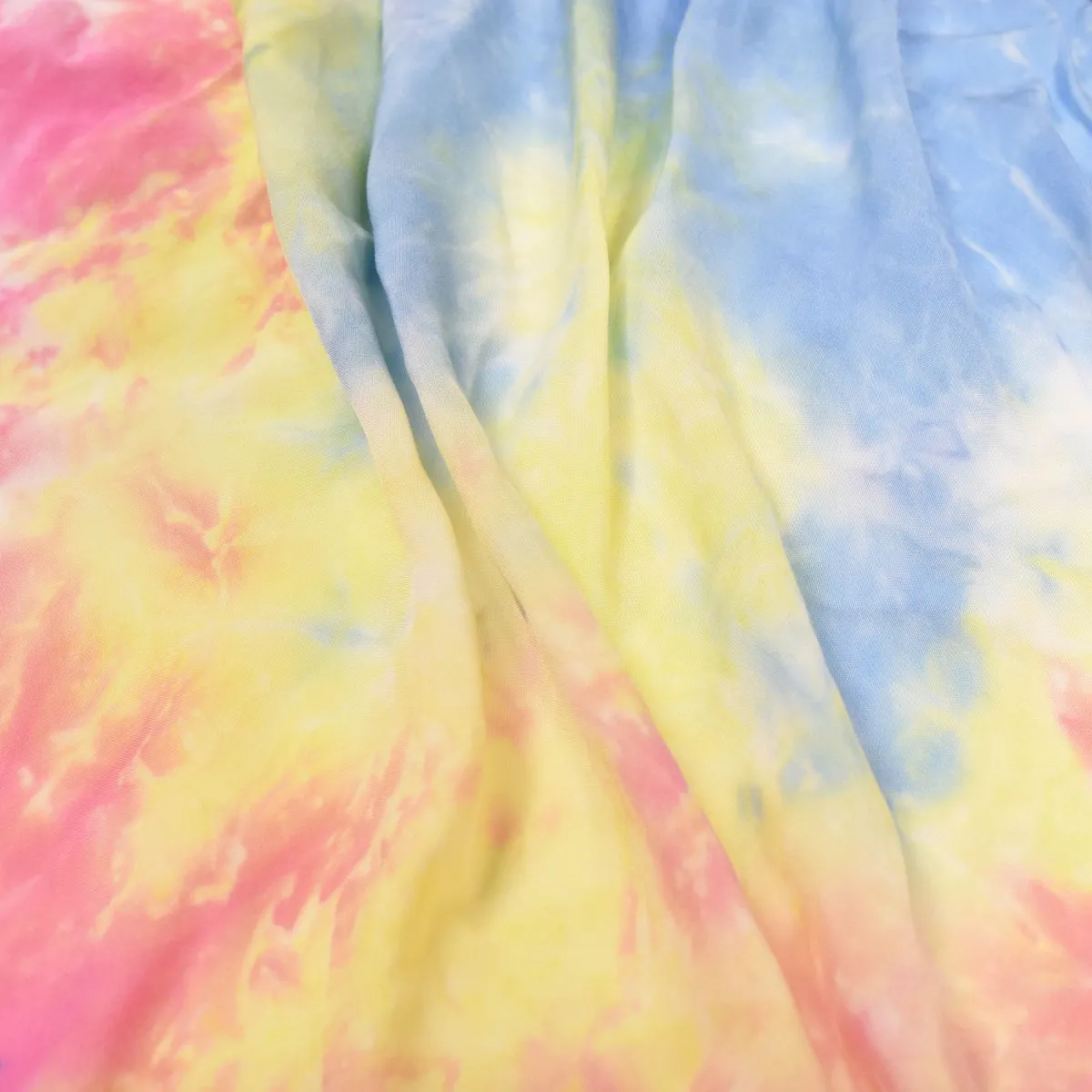 Woven rayon challi fabric 100% viscose plain dyed solid fabric for dress tela