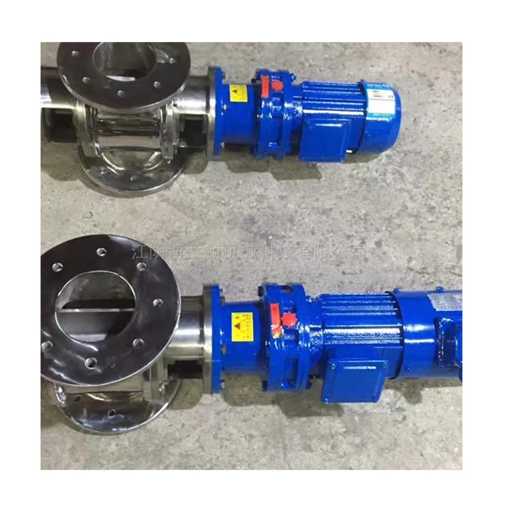 industrial rotary airlock feeder ss304 blow-through polished rotary valve