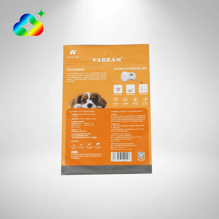 New Resealable Zipper Stand Up Pouch Plastic Pet Dog Food Packaging Bags