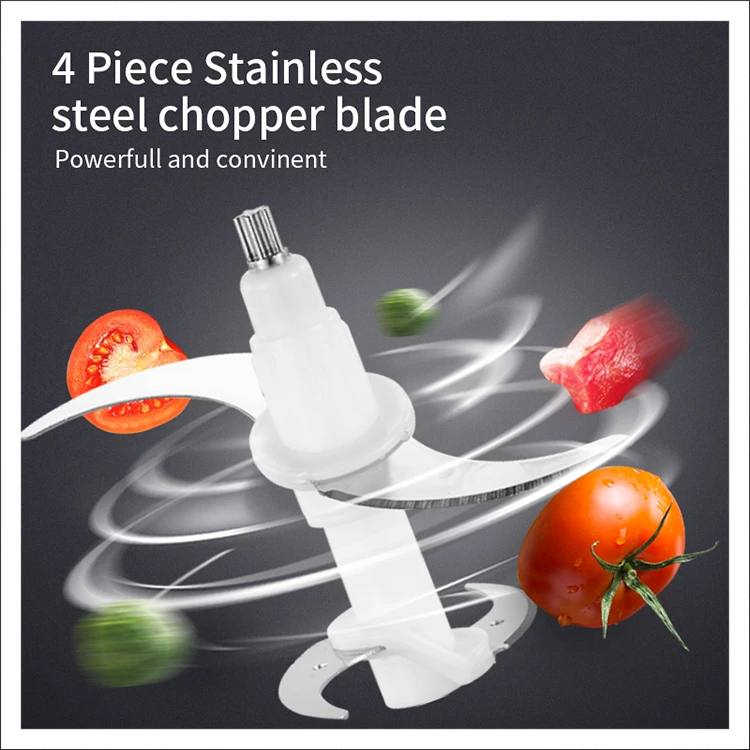  1.8L stainless steel home restaurant machine electric meat mincer grinder food fruit vegetables
