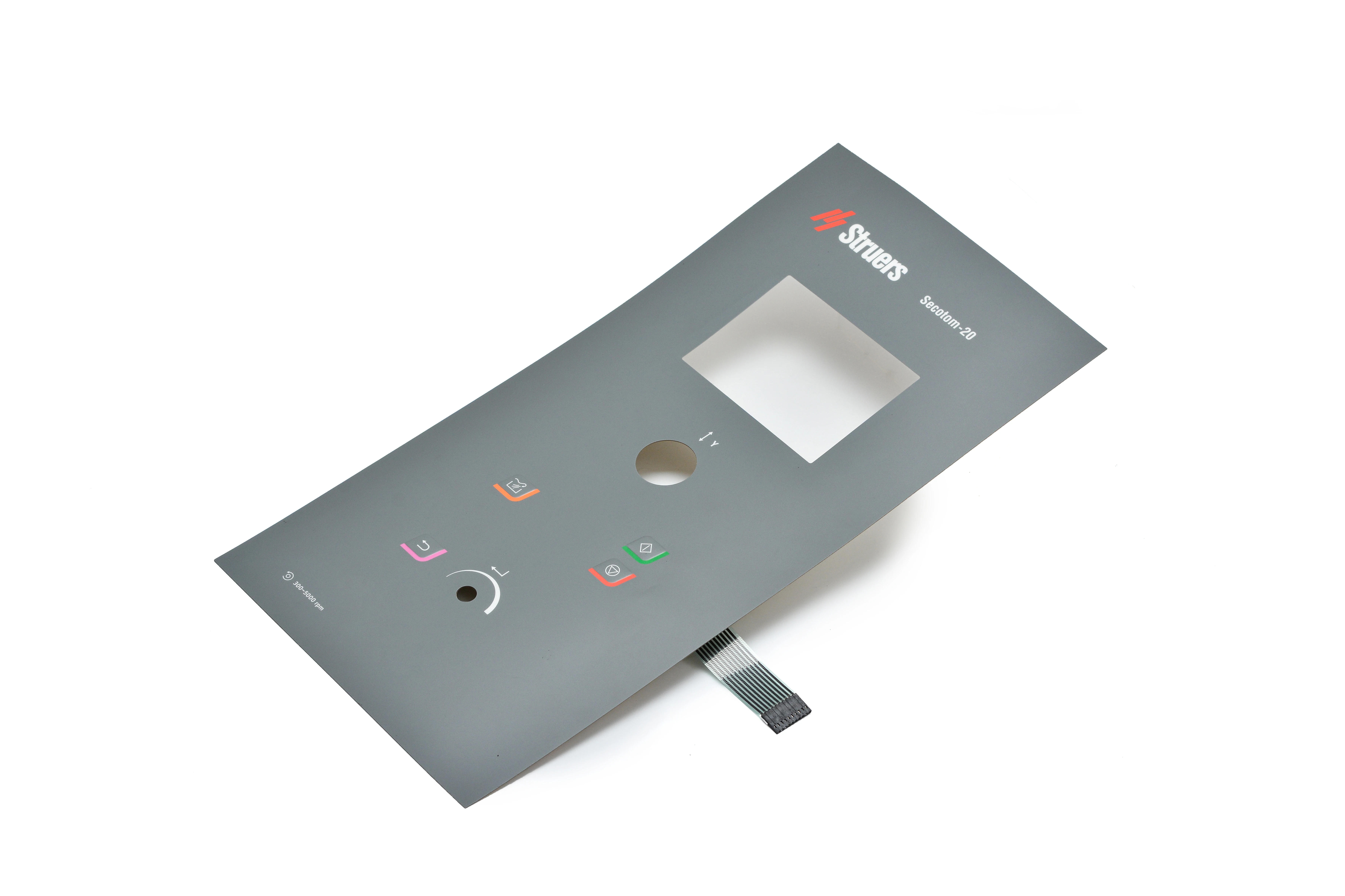 high quality directly adhesive matte graphic overlay membrane switch keypad Film with metal dome for control panel