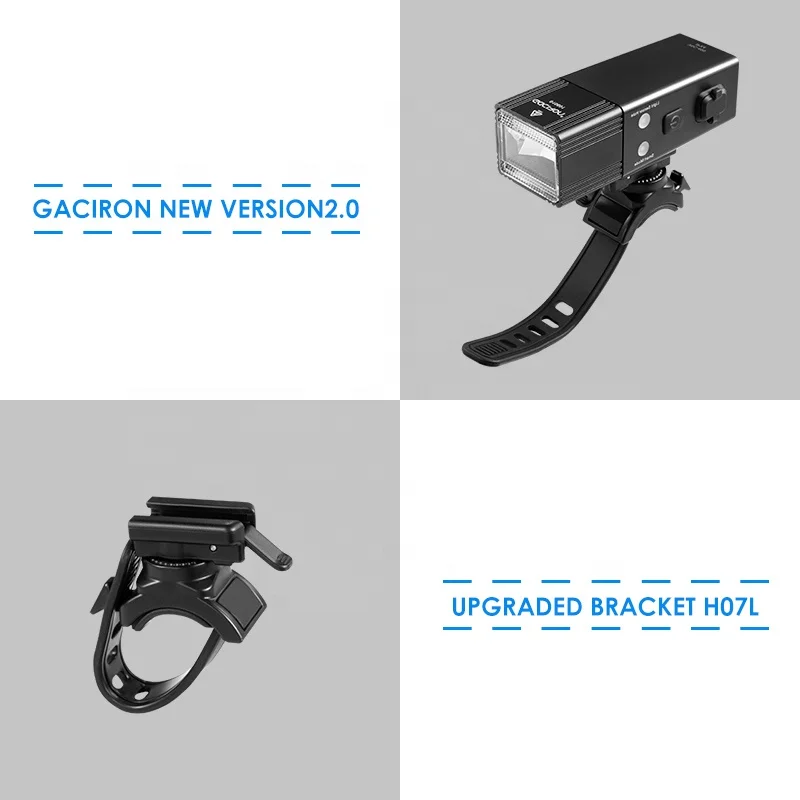 Gaciron V6C 400Lumen Led Bike Flashlight / LED Bicycle Flashlight Light For Bike