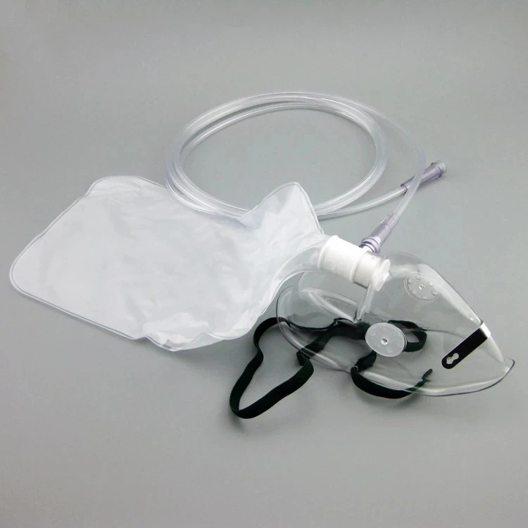 DEHP Free Medical Non Rebreathing Oxygen Mask