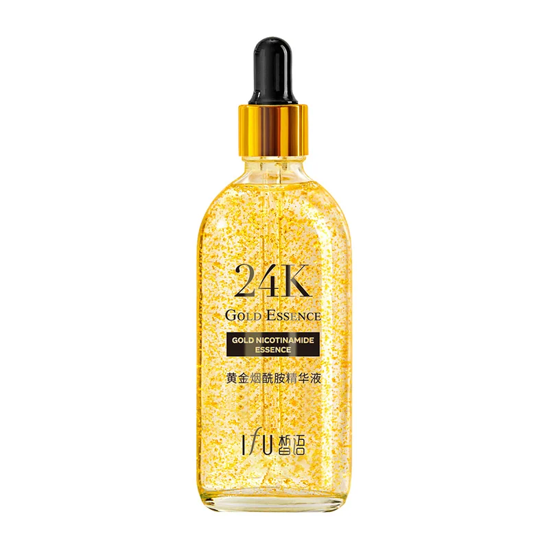OEM Nourishing and hydrating primary hyaluronic acid liquid Moisturizing Essence 24k gold essence