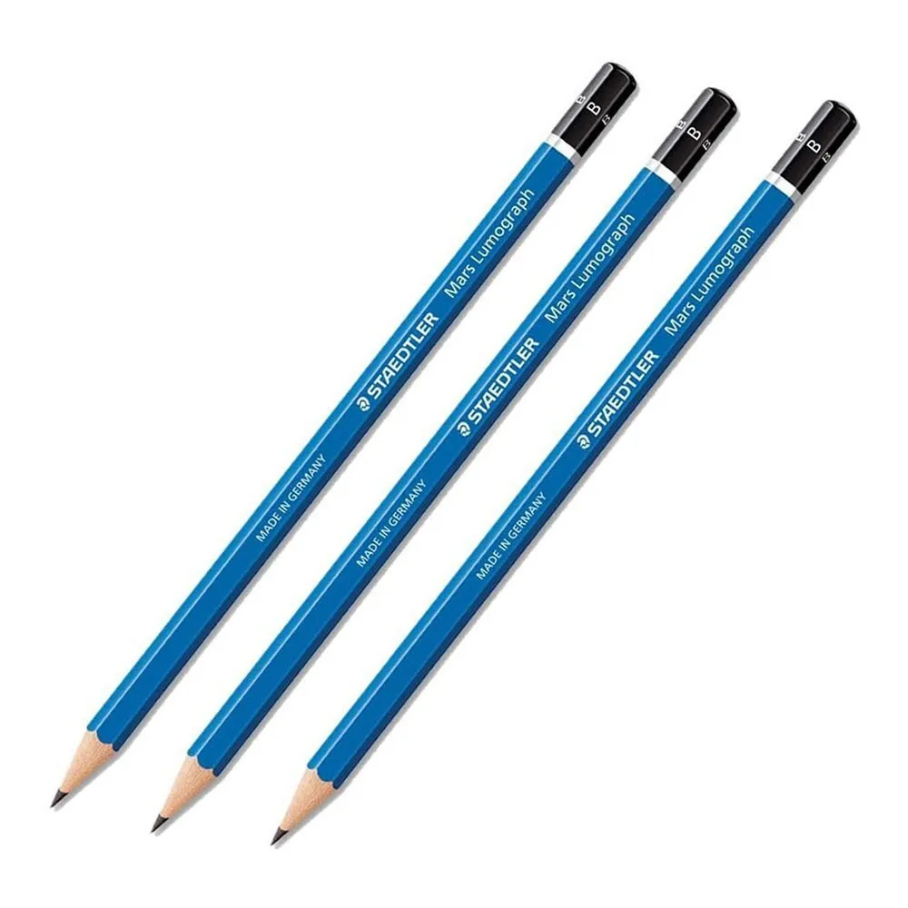 6H,5H,4H,3H,2H,H,F,HB,B,2B,3B,4B,5B,6B,7B,8B Germany  100 blue wooden barrel anti-break  drawing  sketching pencil