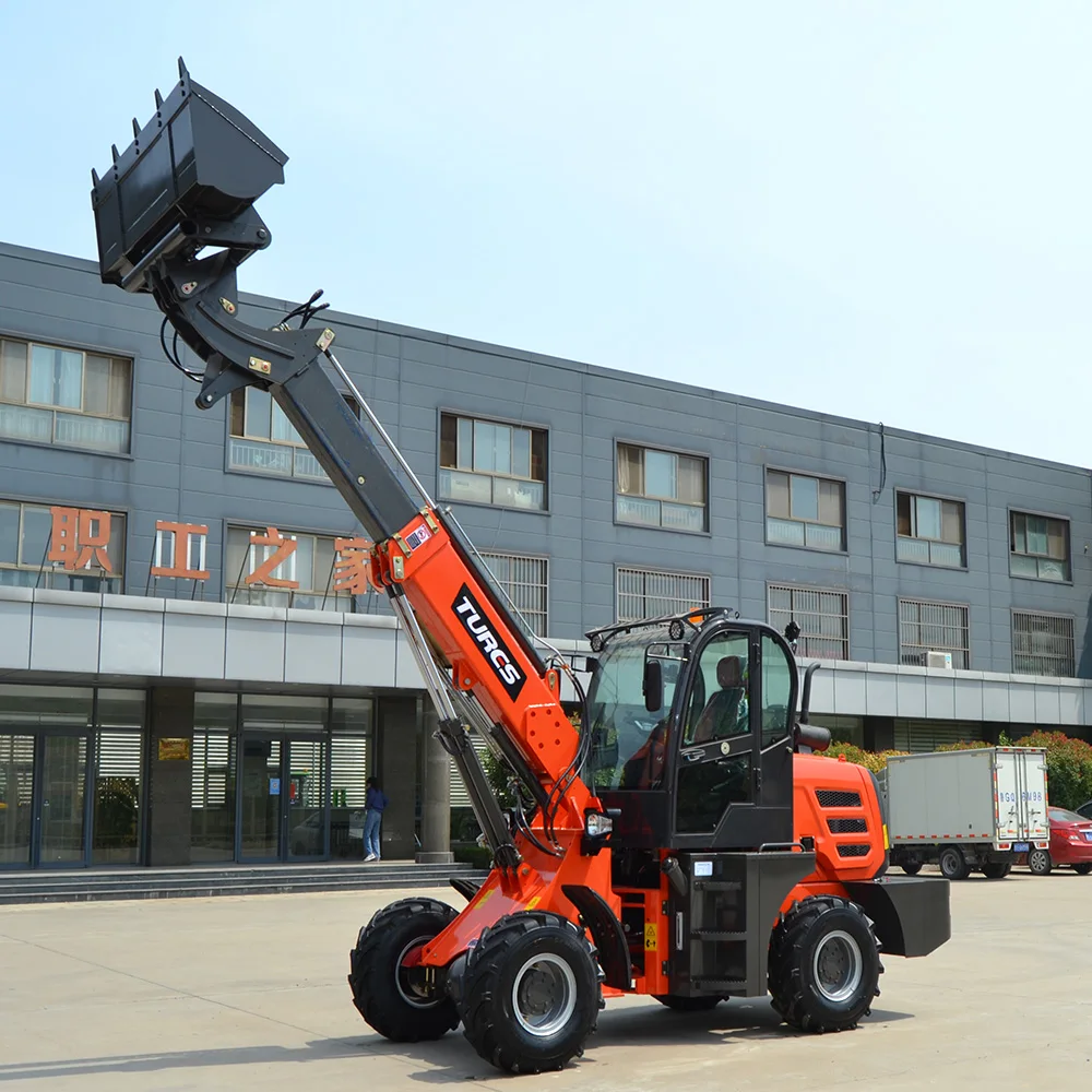2ton 3ton  Heavy Duty Telescopic Handler 4WD Steering Telehandler Telescopic Boom Loader Handler Telescopic Handler Loader