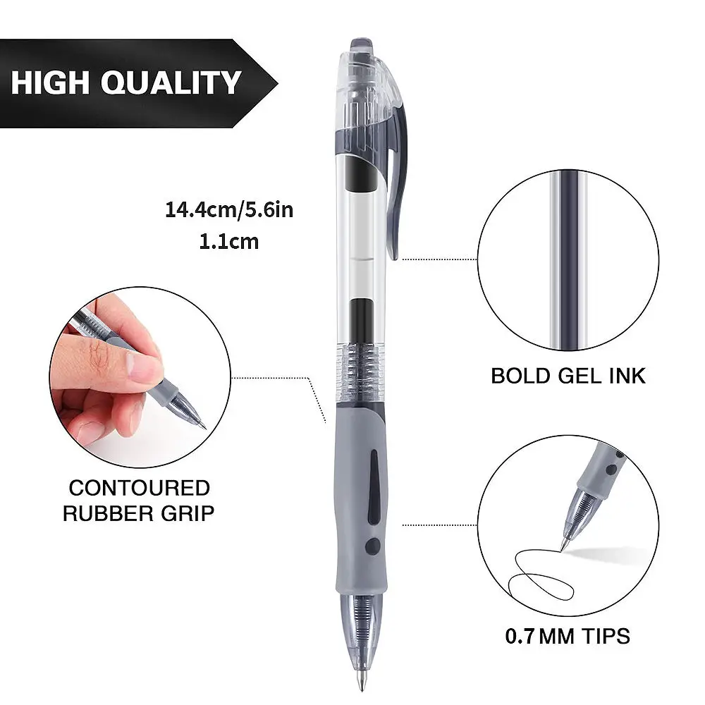 High-Quality 0.7mm Black Ballpoint Pens: Bulk Wholesale for Office SuppliesIdeal for Everyday Use
