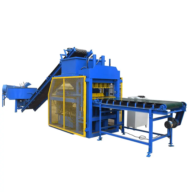 ZEYU Factory Manufacture 4-10 Compressed Soil and Mud Interlocking Brick Making Machine Hydraulic Clay Block Making Machine