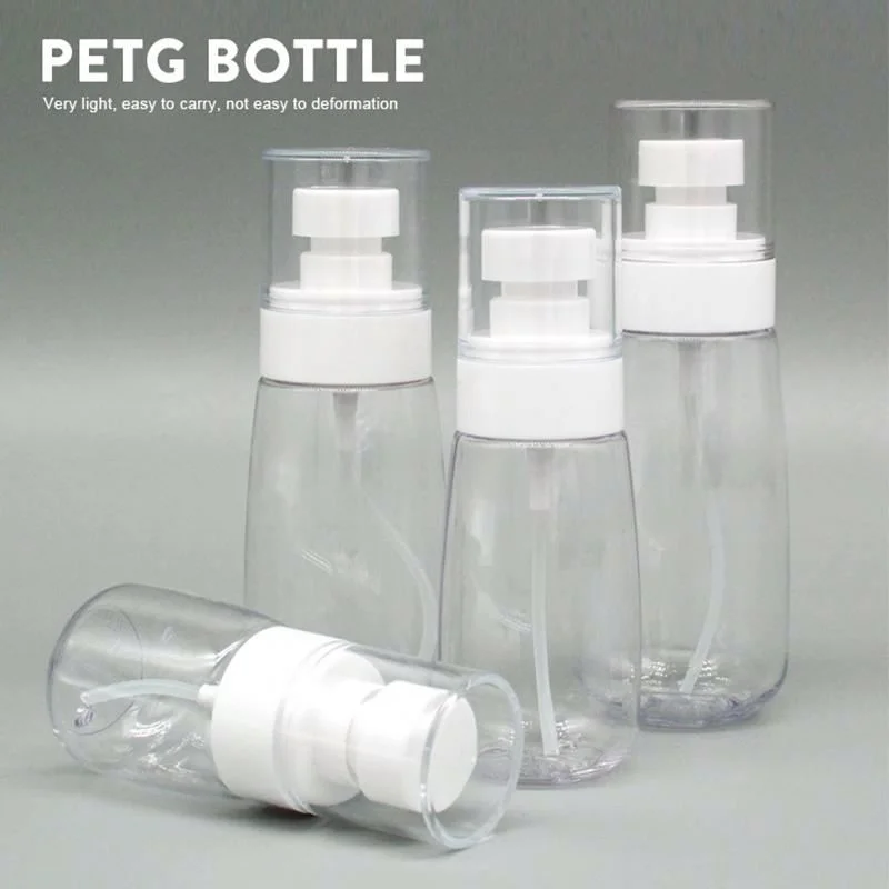 Manufacturer Spot 30ml 60ml 80ml 100ml UPG Cosmetic Plastic Pet Bottle Mist Perfume Sunscreen Spray Bottle