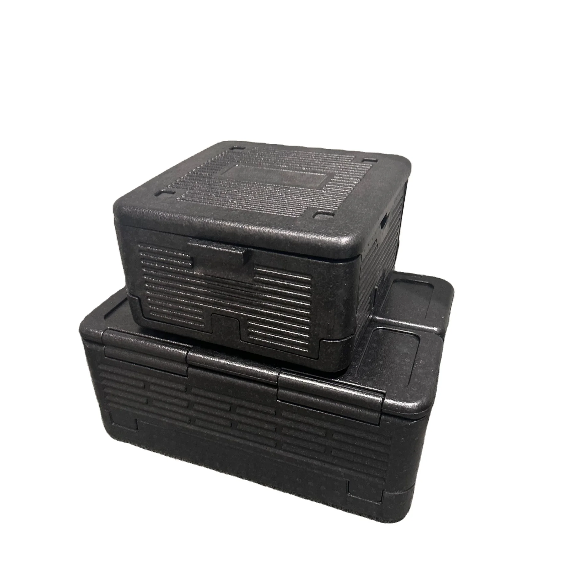 HS plastic cooler 40L EPP camping lightweight Chill Chest collapsible iceless cooler box foldable EPP foam flip box with logo