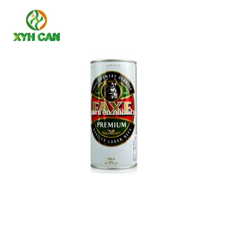 Factory price 1 liter beer tin can wholesale