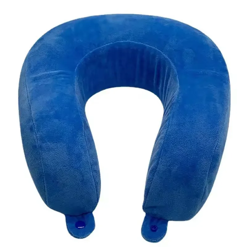 JYM  Customized  high quality ergonomic cervical support sleep  travel neck pillow slow rebound memory foam suitable for nap
