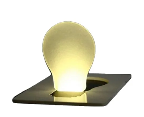 
Hot novelty Mini Portable Pocket LED Card Light Lamp put in Purse Wallet 