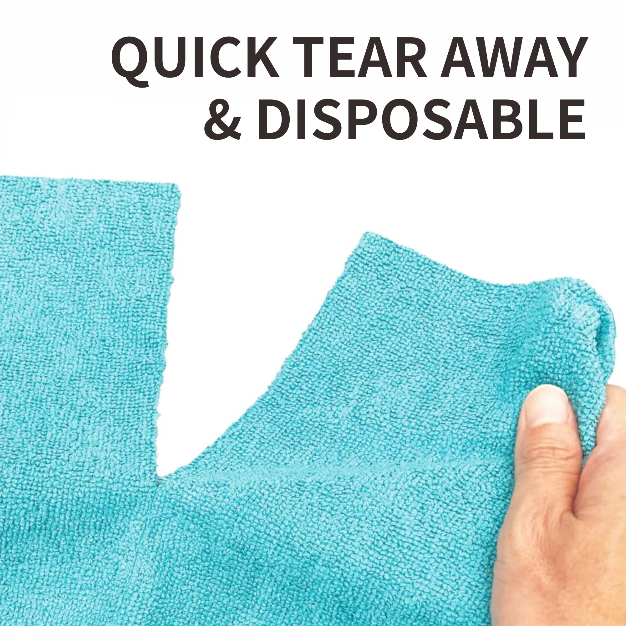 Customized Color Disposable Microfiber Towel Roll Kitchen Towel Set