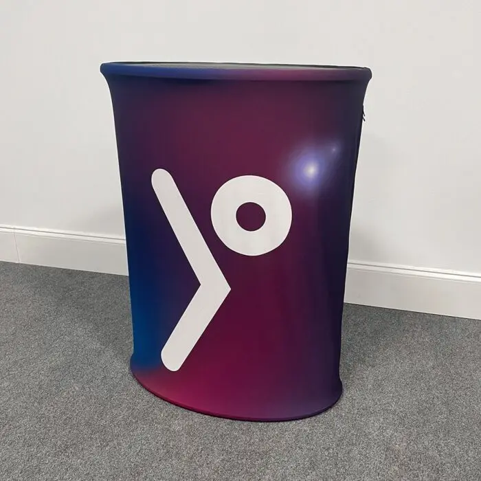 Rectangle Podium Counter Foldable Pop up Table Automatic Rising Promotional Counter Display